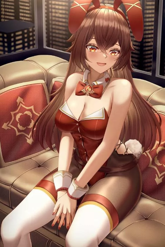 Amber sit still look pretty (Genshin Impact) [RayleighScale]