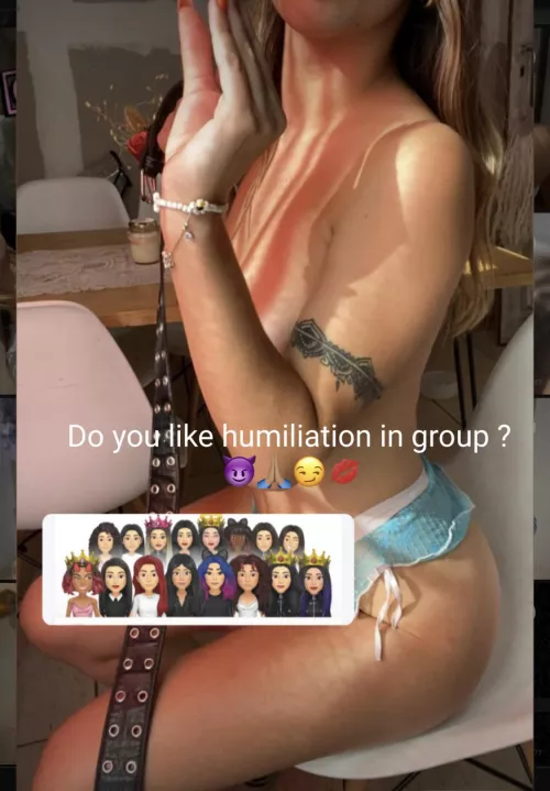 Are you ready for me and my goddess friends ? Humiliation in group Its so exciting 🔥