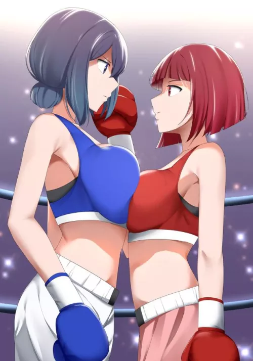 Arima and Kurokawa boxing match [oshi no ko]