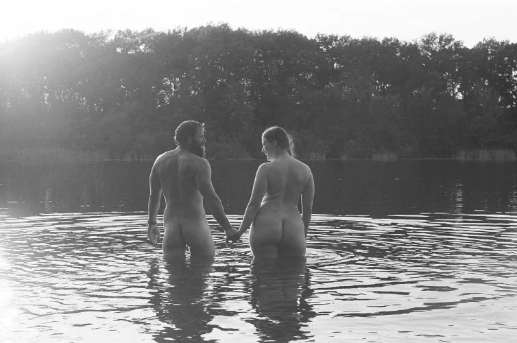 At The Lake. HP5 Canon a1