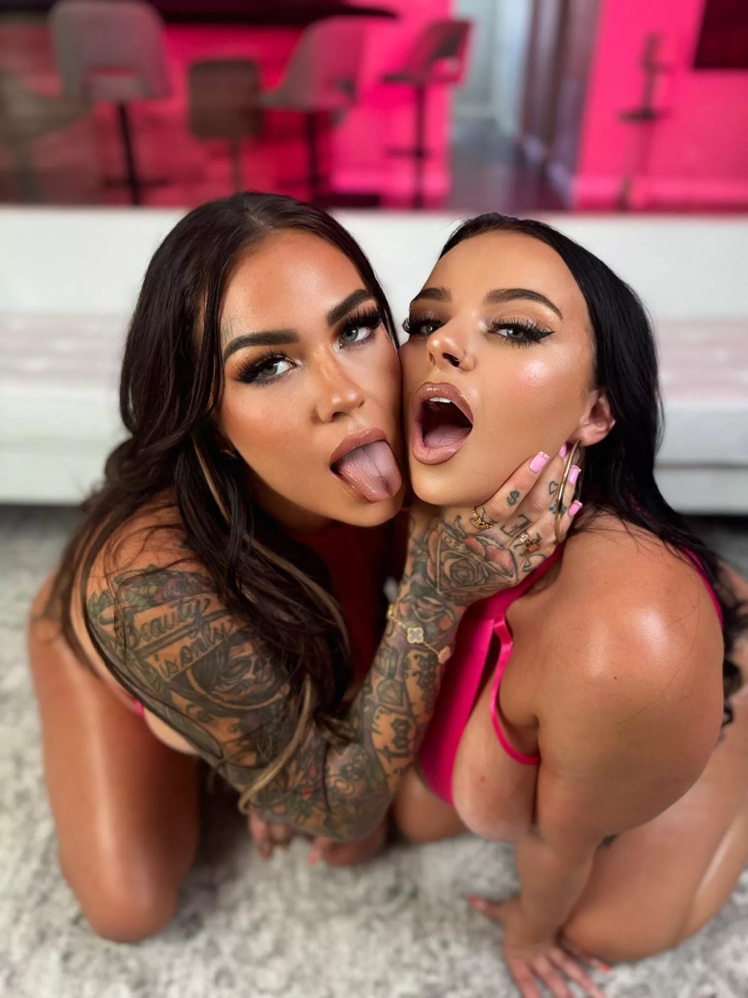 Begging for your load 