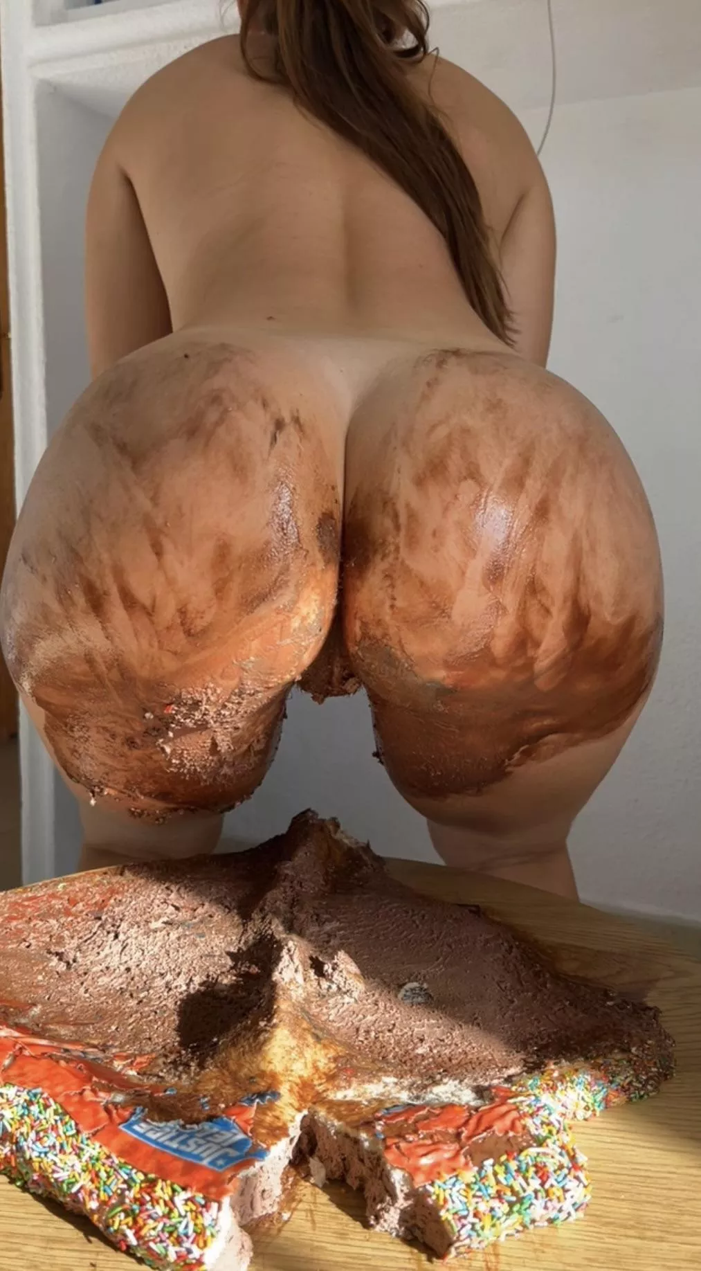 Cakesitting my chocolatecake [oc]