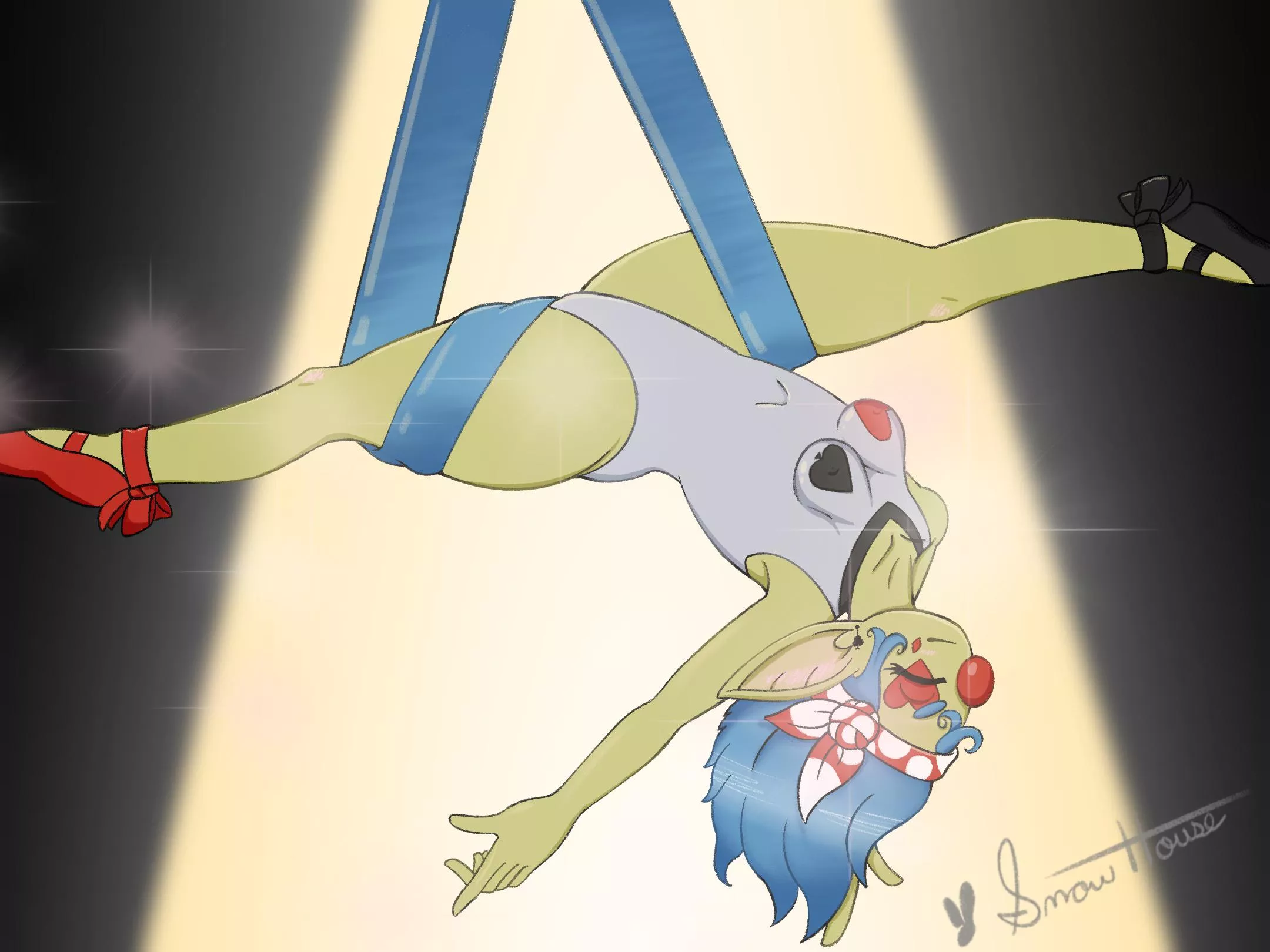 Circus goblin aerial show (SNOWHOUSE)