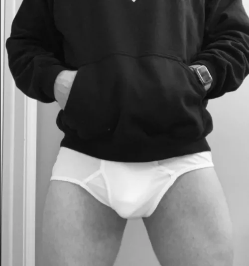 Cold snowy night in Chicago, hoodie to stay warm, TWs to feel sexy 