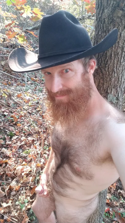 Come get naked with me out in the woods
