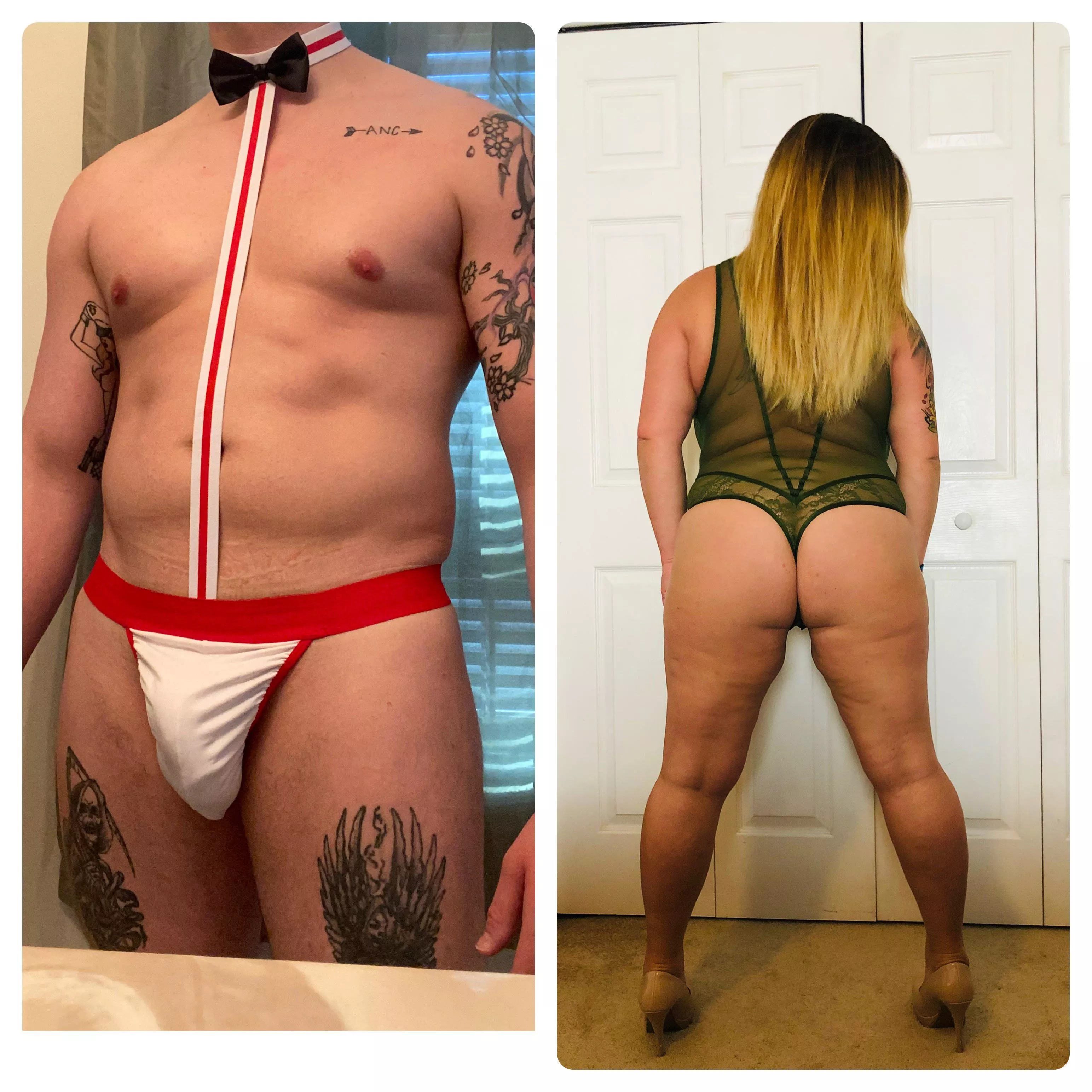 Couple looking for a mature lady to join the wife for fun. My husband is okay with us playing while he watches😈