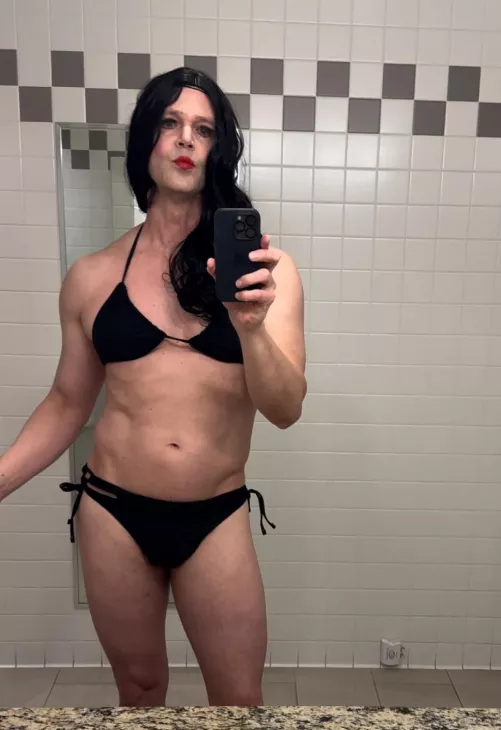 Doll me up in a string bikini and degrade me. 