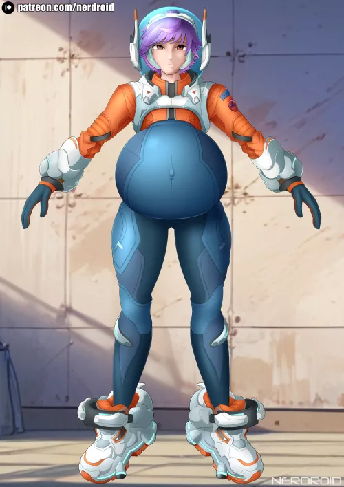 Femboy Juno from Overwatch(NerDroid)