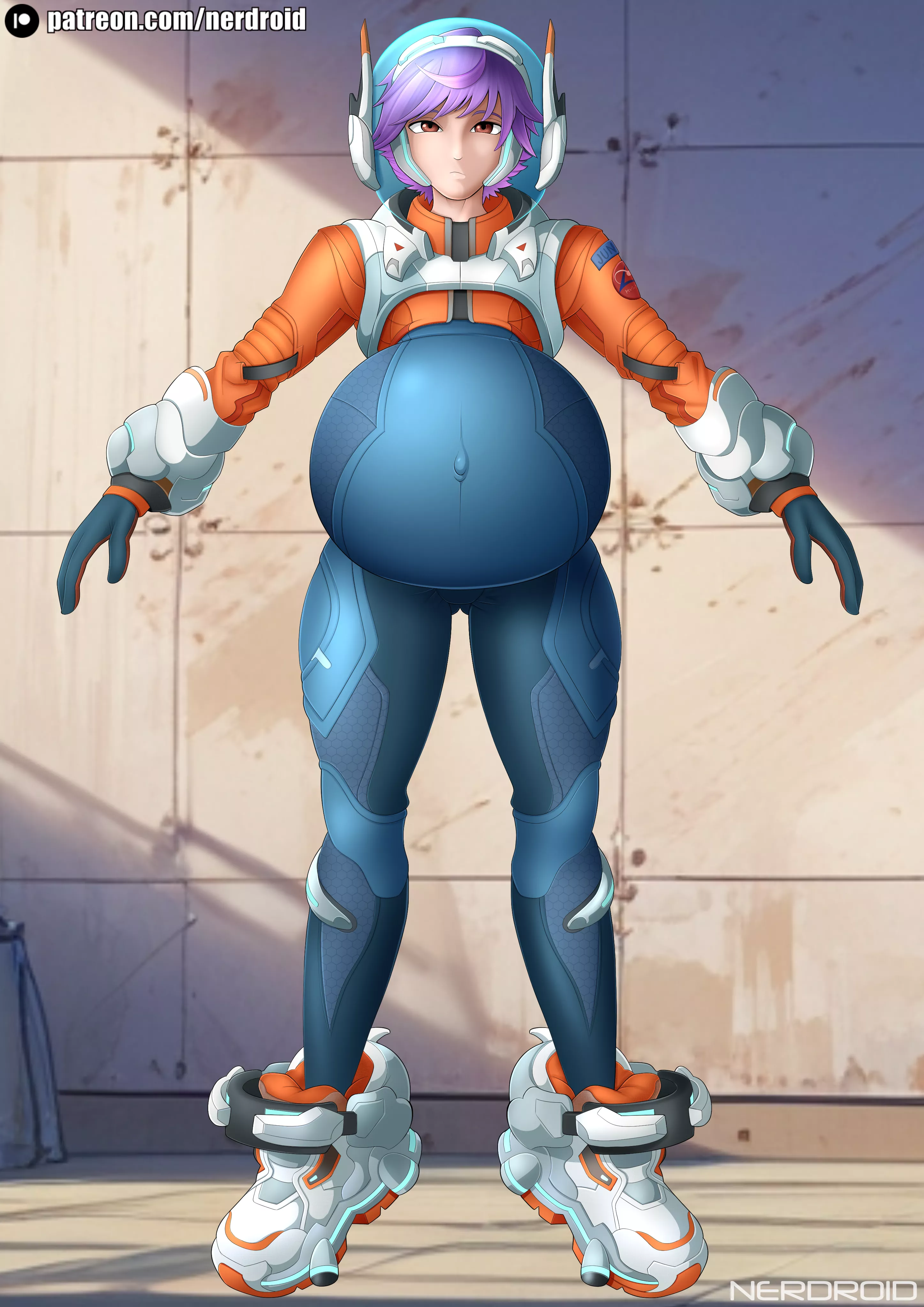 Femboy Juno from Overwatch(NerDroid)