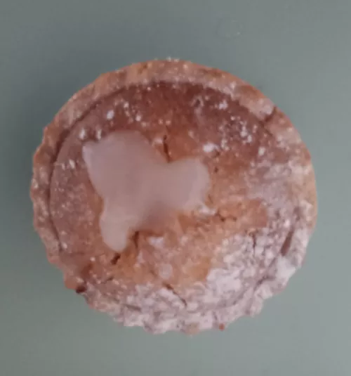 Frangipane with 'cream'