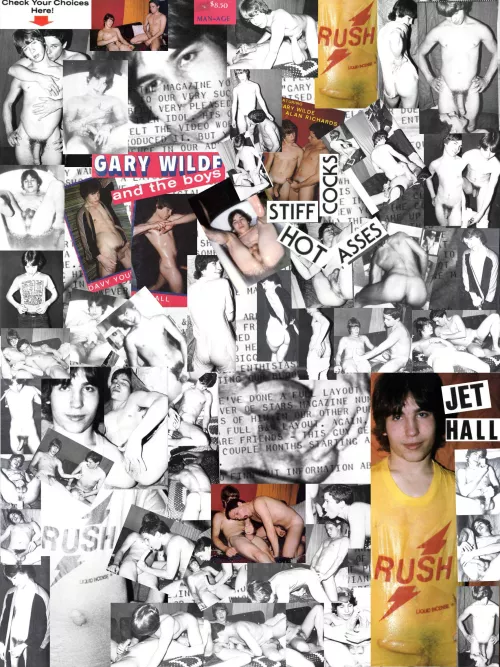 Gay 80s Hardcore Poster Series #4 - Gary Wilde And The Boys #2