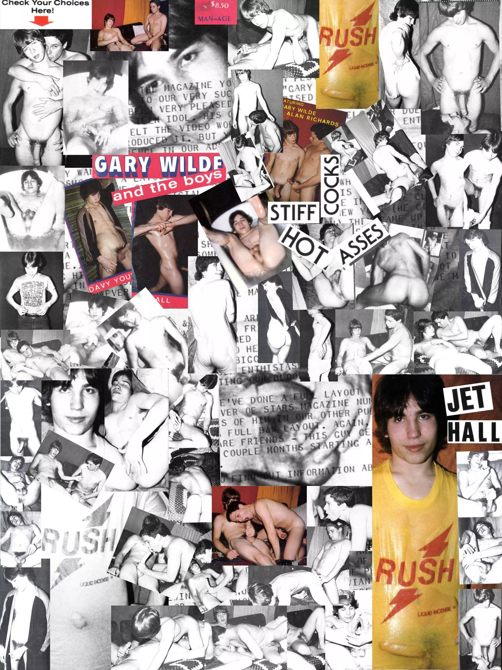 Gay 80s Hardcore Poster Series #4 - Gary Wilde And The Boys #2