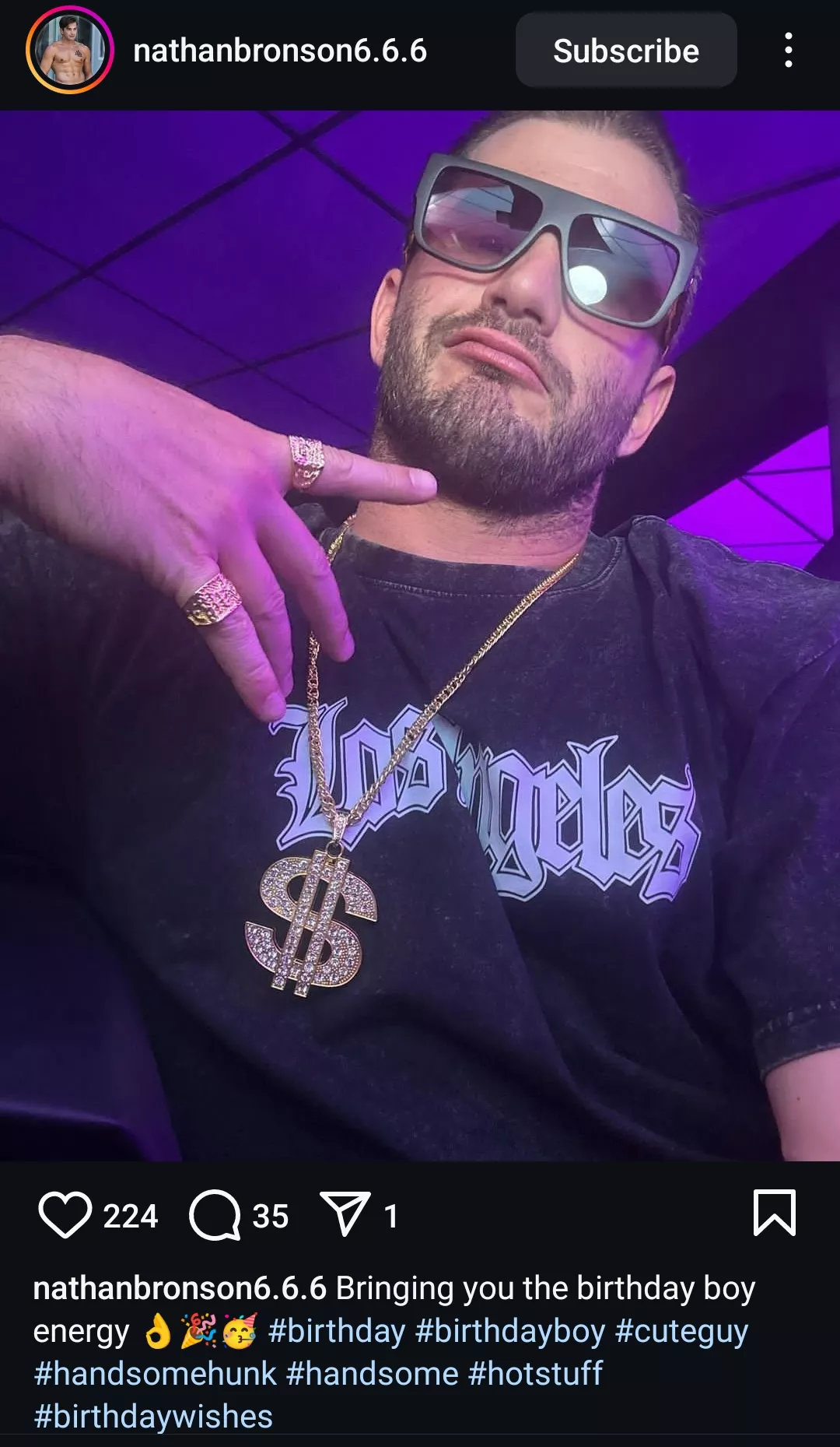 Happy birthday Nathan Bronson 