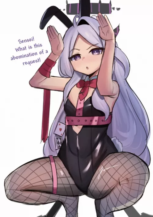 hina looking teasing in playboy bunny suit (iog626)