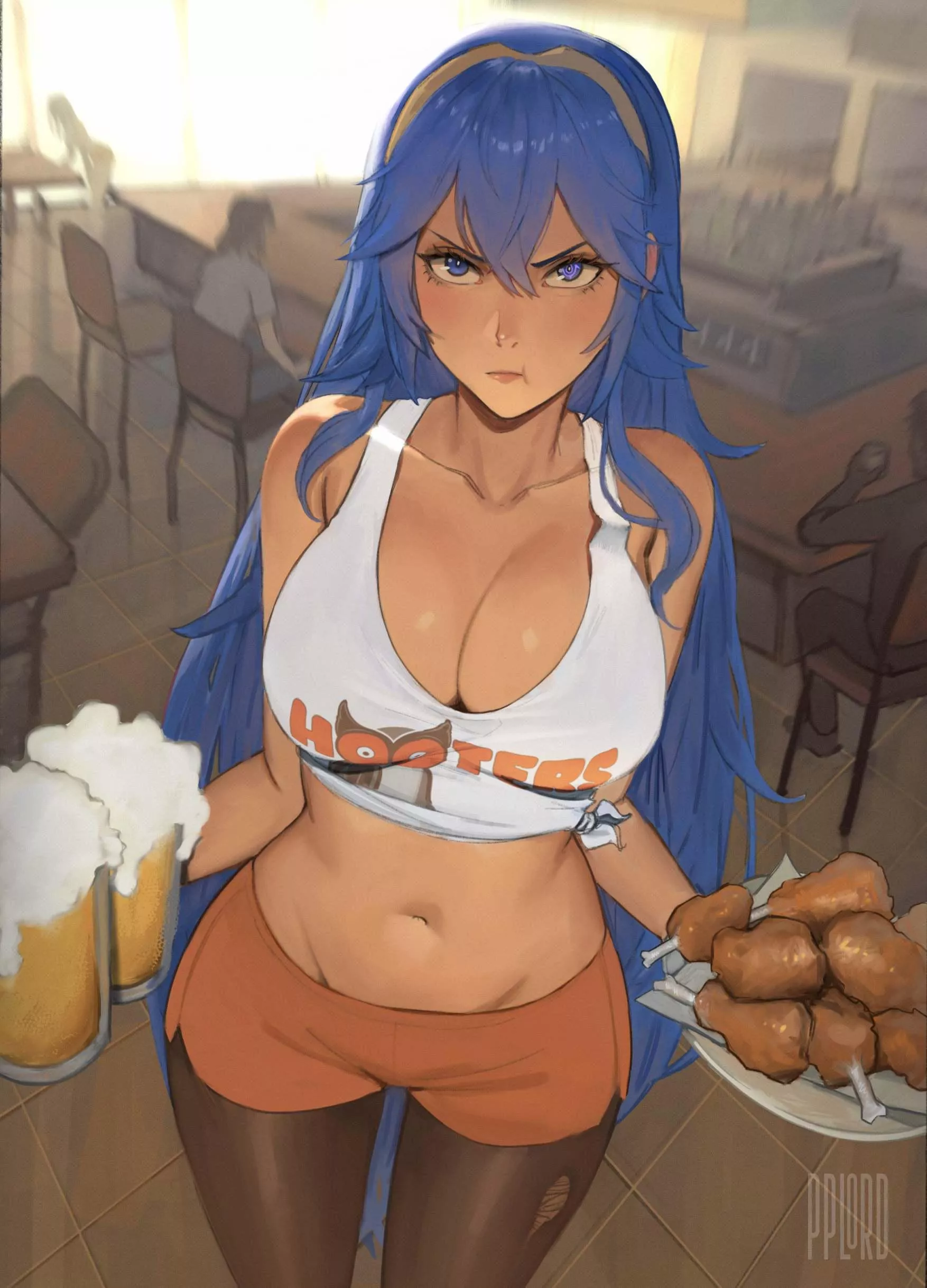 Hooters Lucina (commission by _pplord on Twitter)
