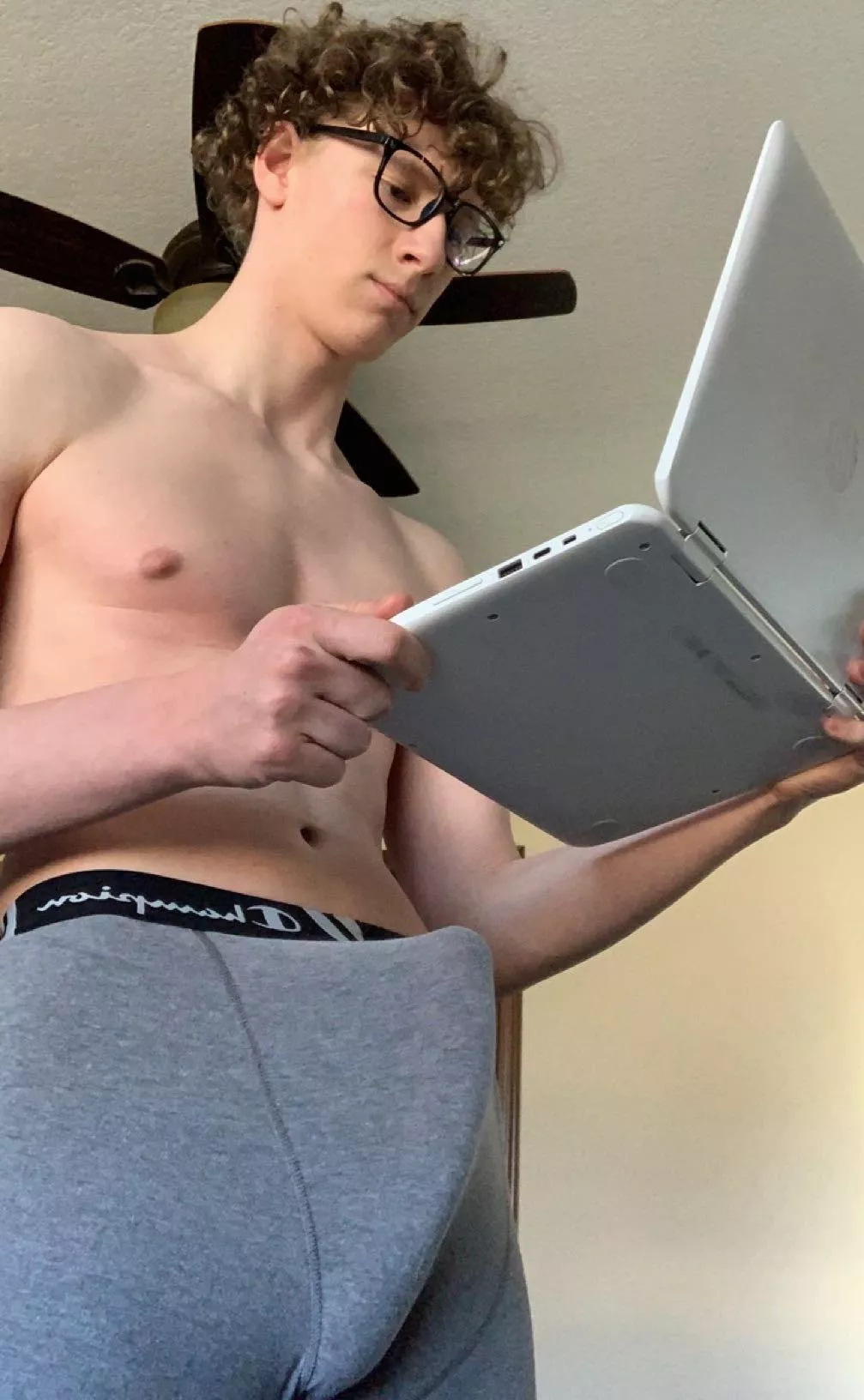 How I walk around the house when studying 