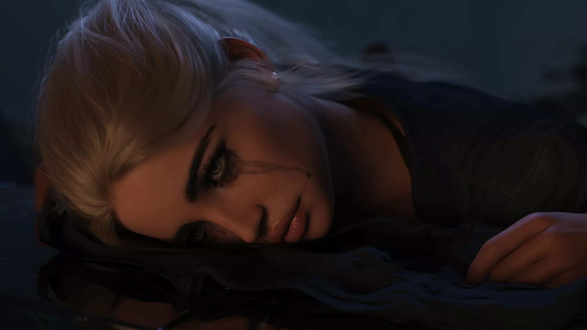 I don't understand it why she is crying because she missed nika or because she loosing her self?