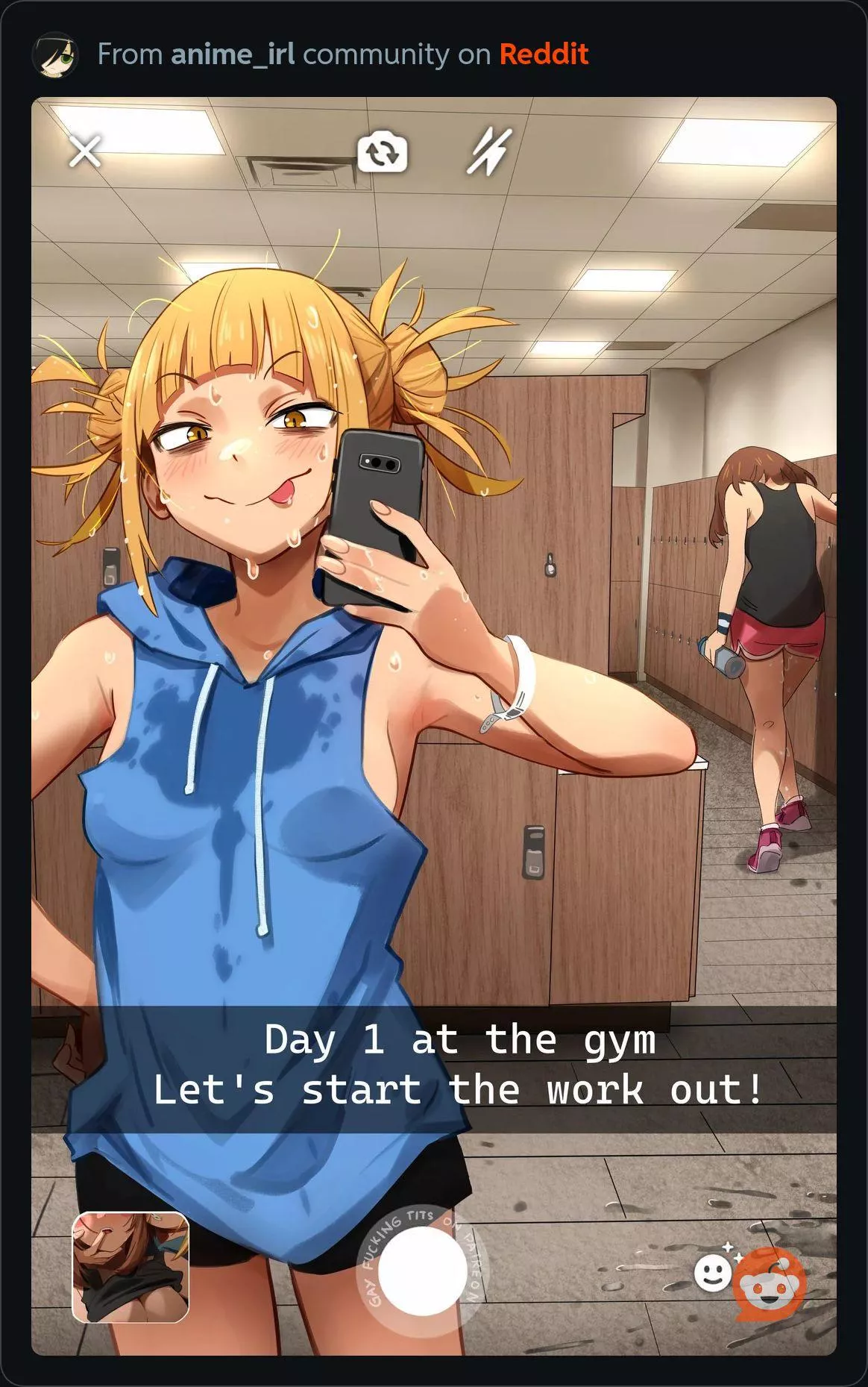 I need a gym partner like this 