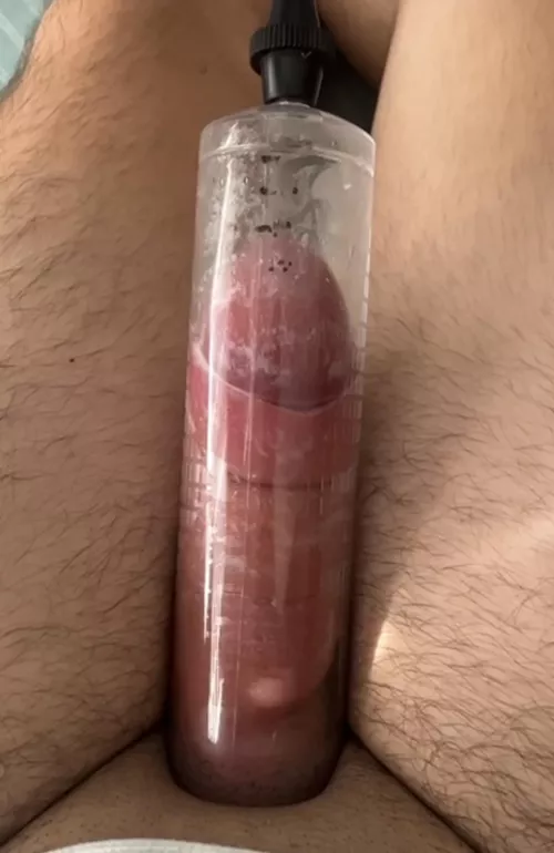 If this post reach 100 like and 50 comments ill post the video after taking off pump for 2 hours long