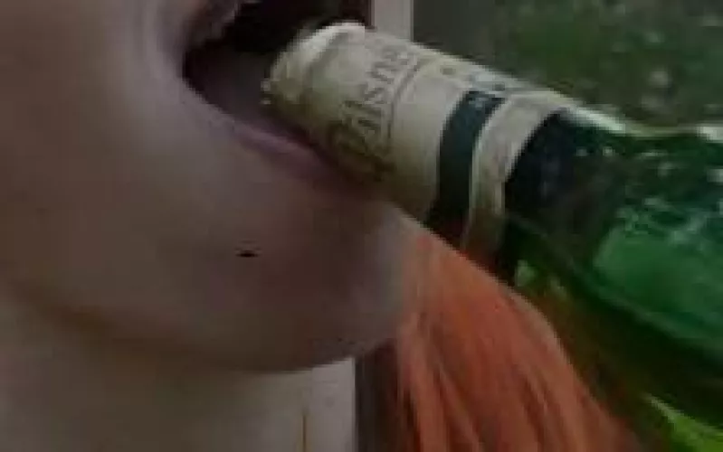 I’m just home alone drinking 