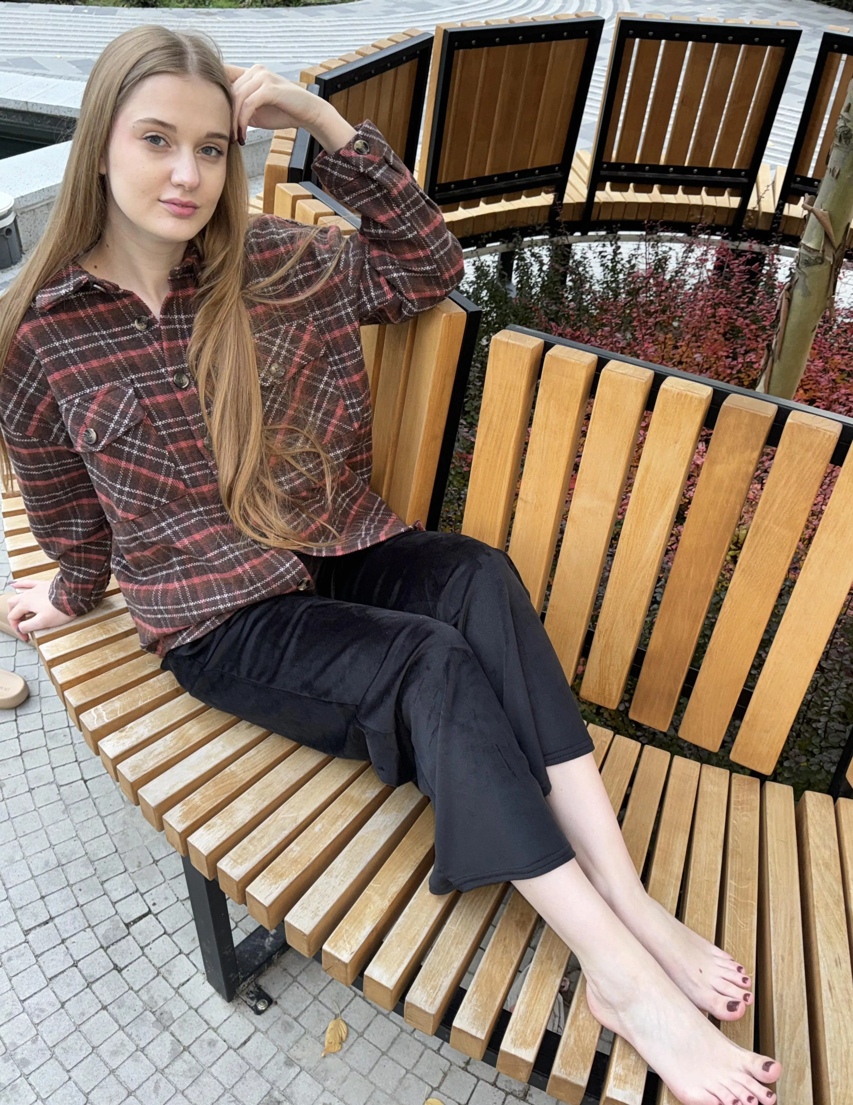 I'm not shy about exposing my legs on the street