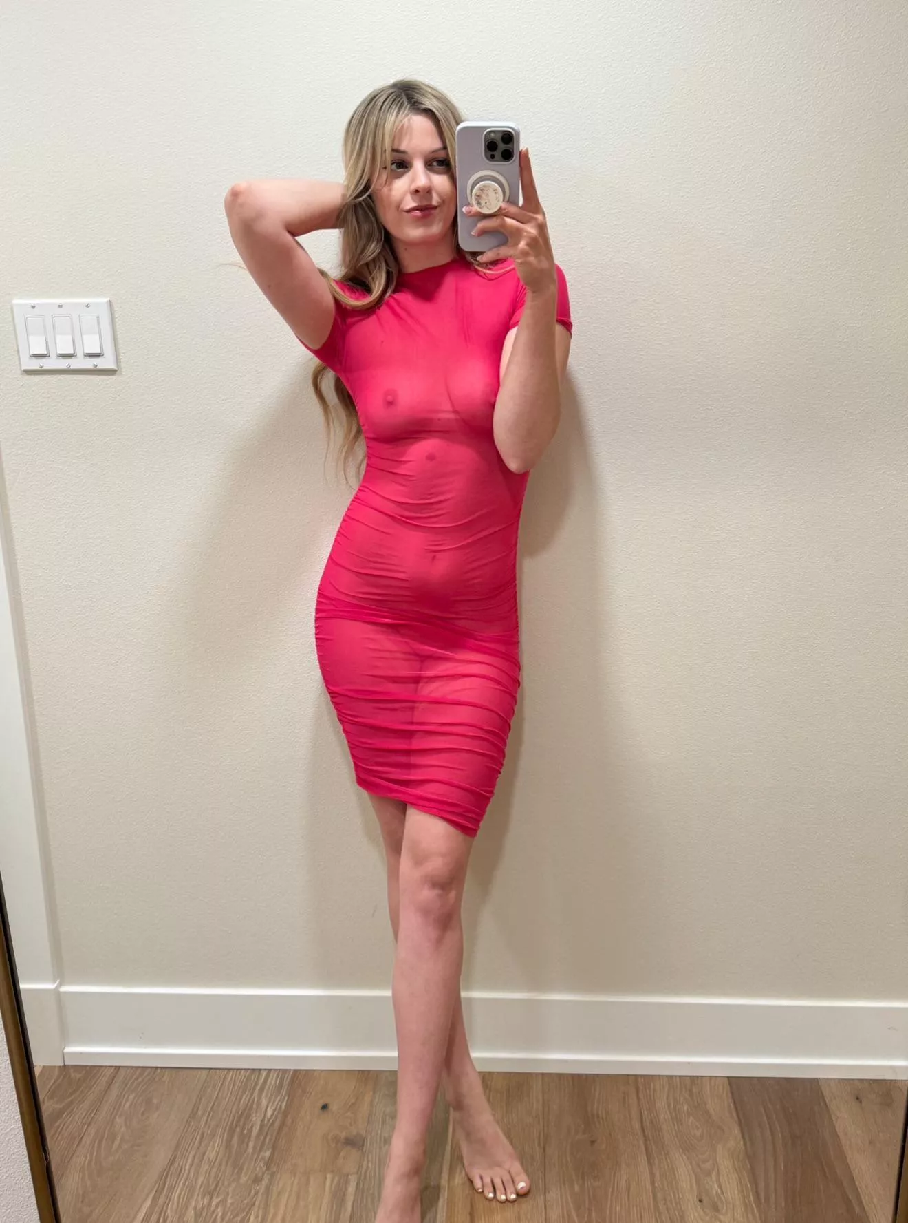 Is my dress too slutty for dinner 