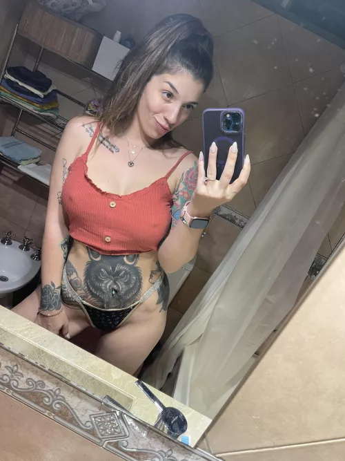 Its so comfy without a bra