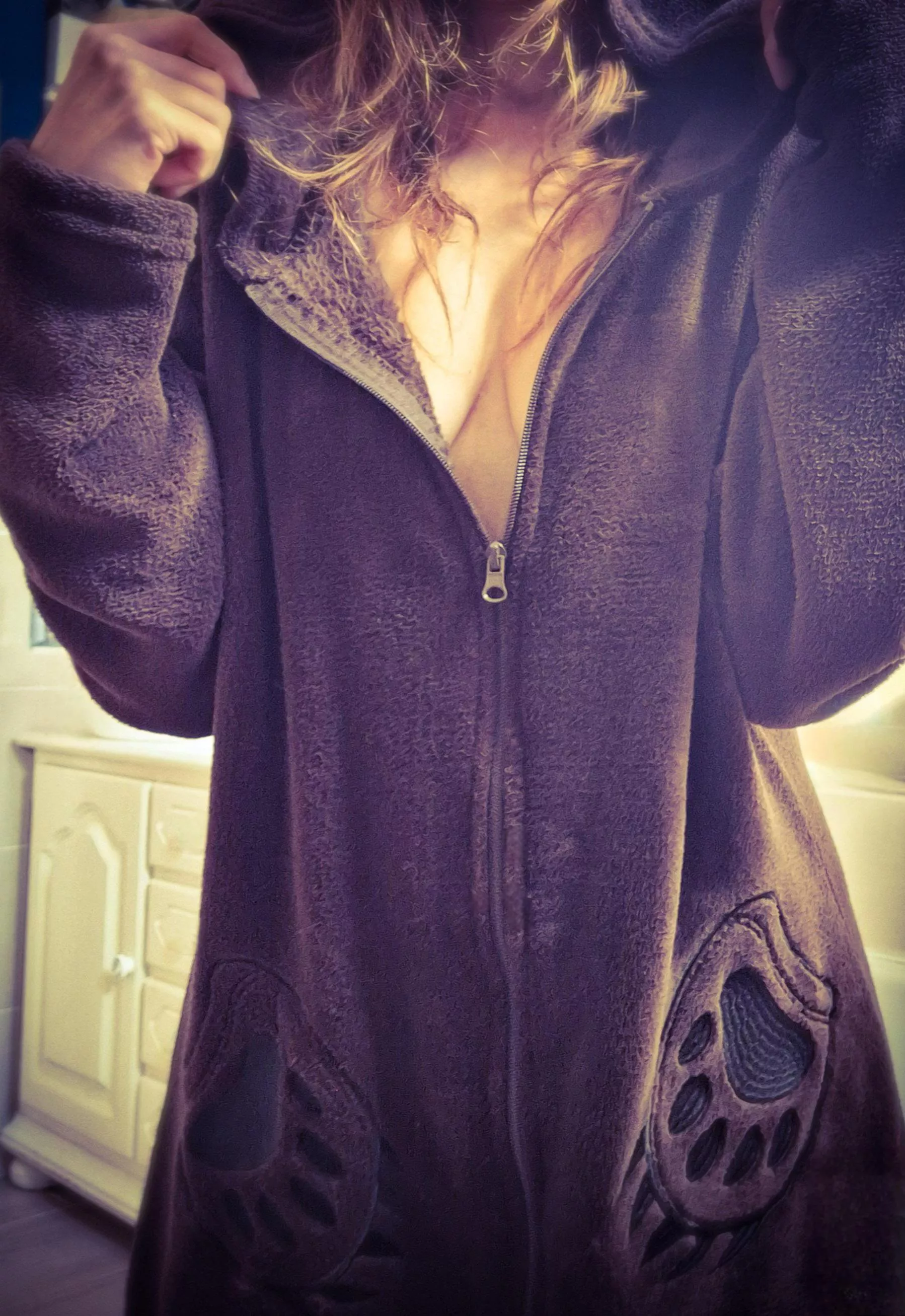 J'ai froid, tu me permets cette tenue ? 