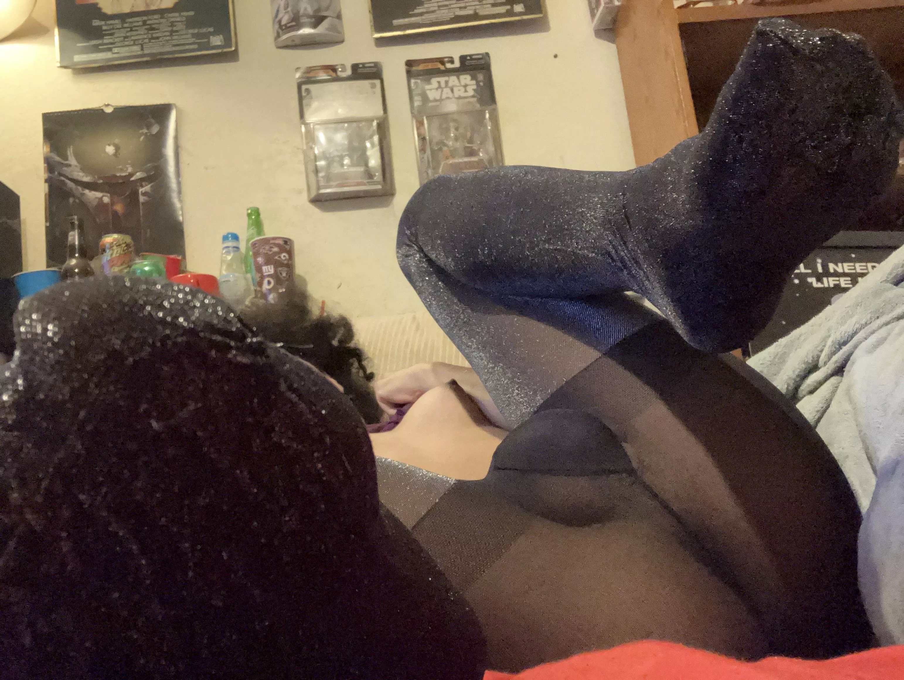 Just bought these shiny new tights~