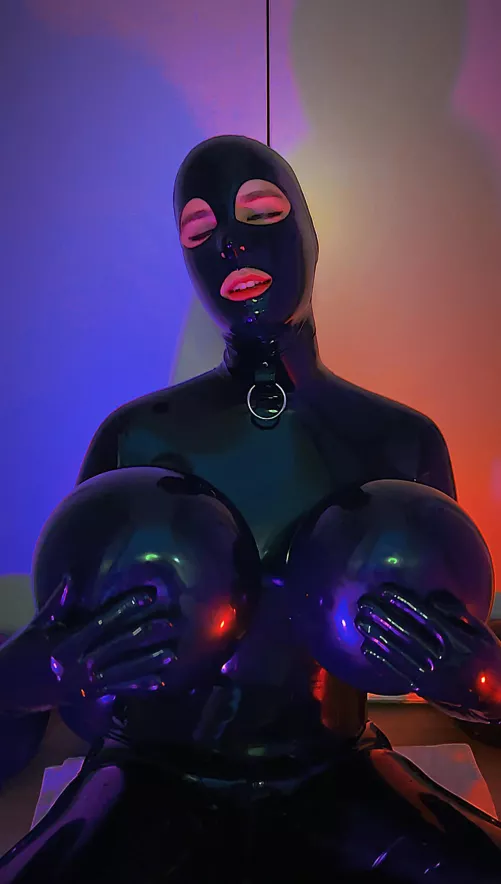 Just how inflated do you want my tits to be? 😣