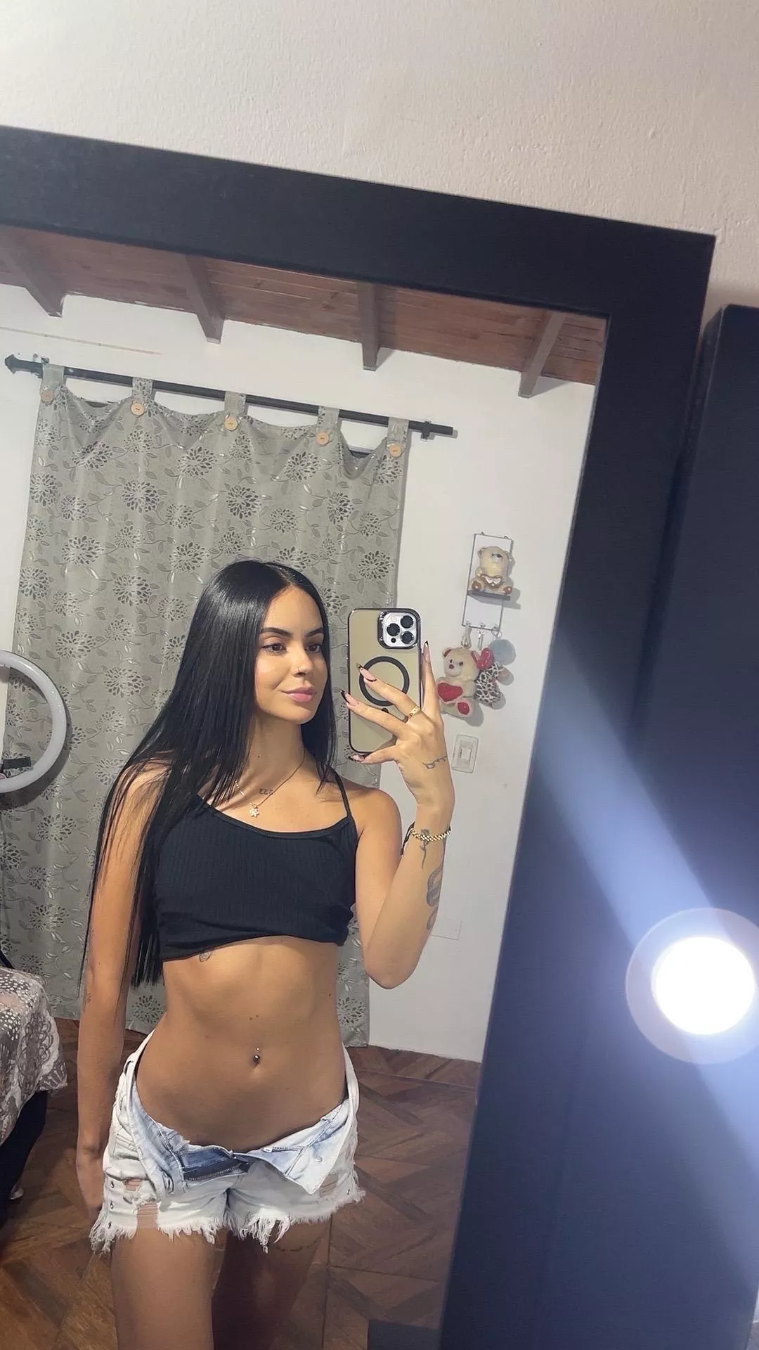 Kiss my tummy and it will brighten up your day