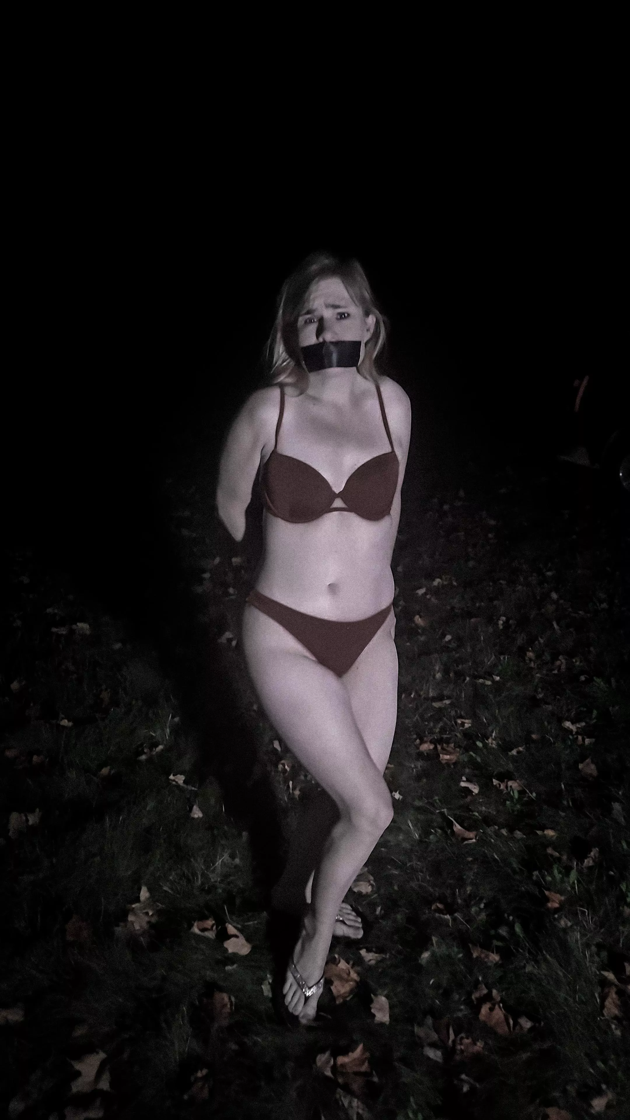 Left in the woods for a Halloween hunt. 