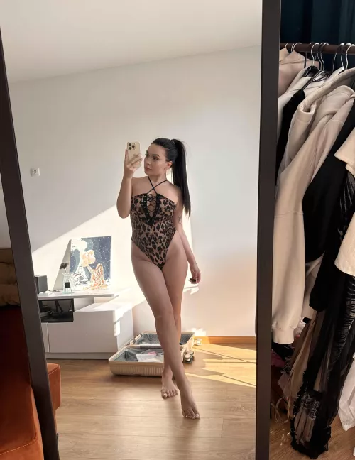 Leopard print bodysuits are back in fashion again