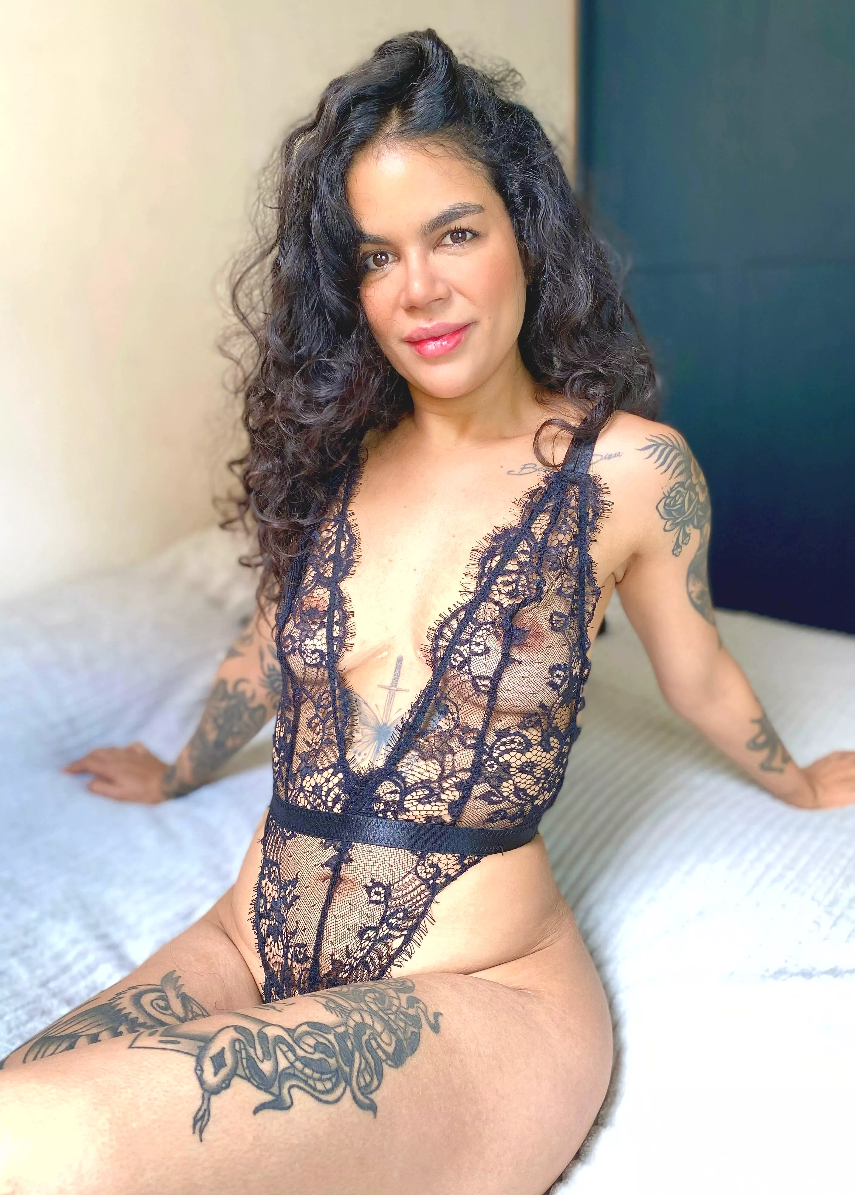 Lingerie feels amazing, but your hands would feel better :D
