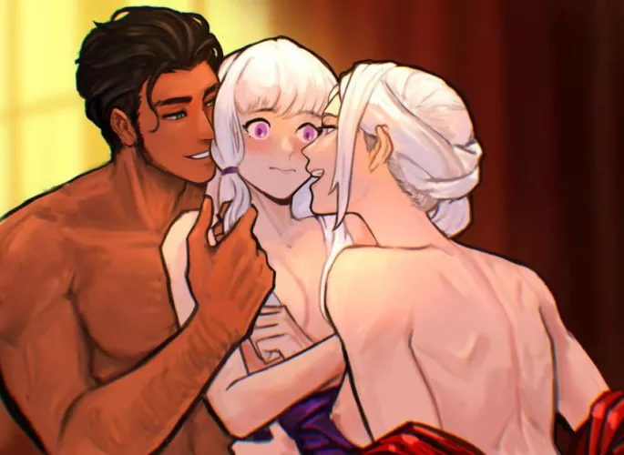 Lysithea caught between Claude and Edelgard’s “schemes” (sethkiell)