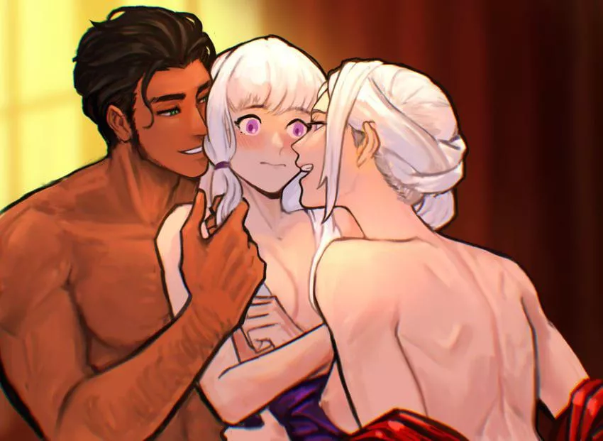 Lysithea caught between Claude and Edelgard’s “schemes” (sethkiell)