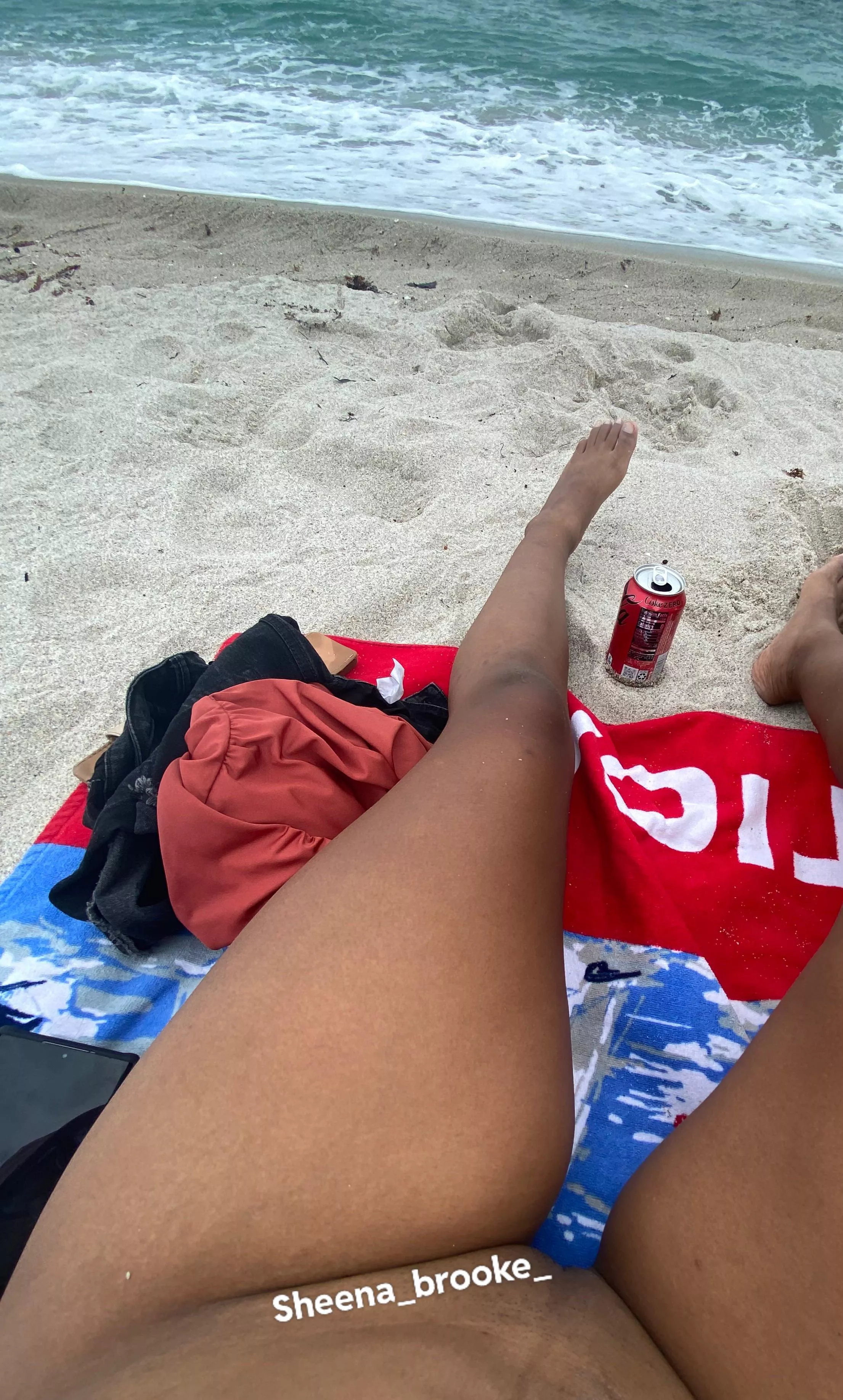 My first time nude at beach