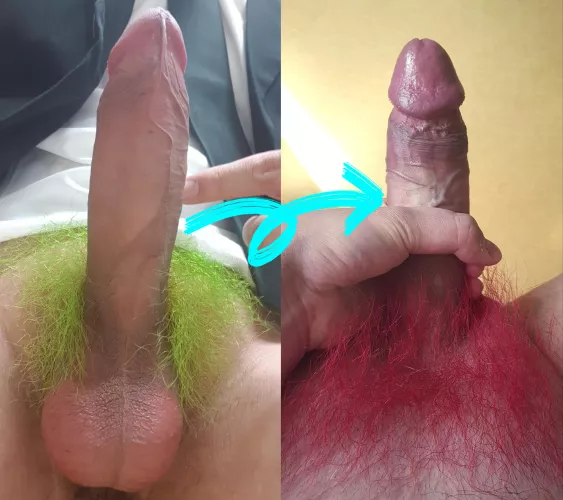 My Pubes had turned autumn-colored.