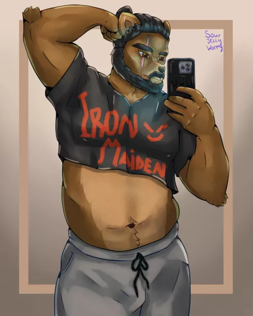 My vision of Jeff Johansen (dbd survivor) as a furry. (Artist is me^^)