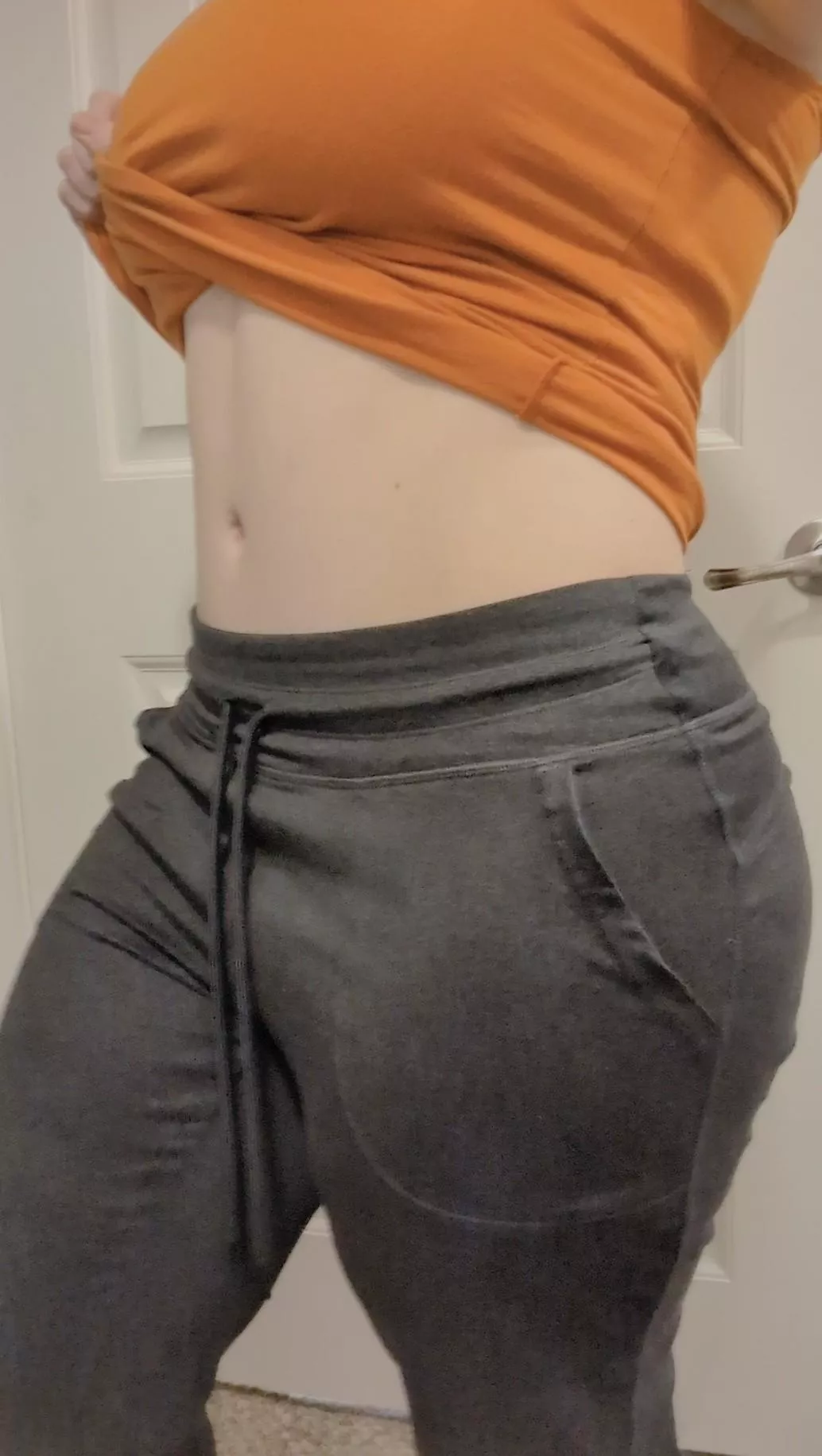 Nothing hides these wide hips. You can tell what I was made for. 