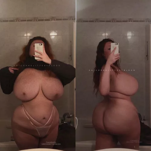 [OC] front vs back! will you glaze me like a donut or fill me up?