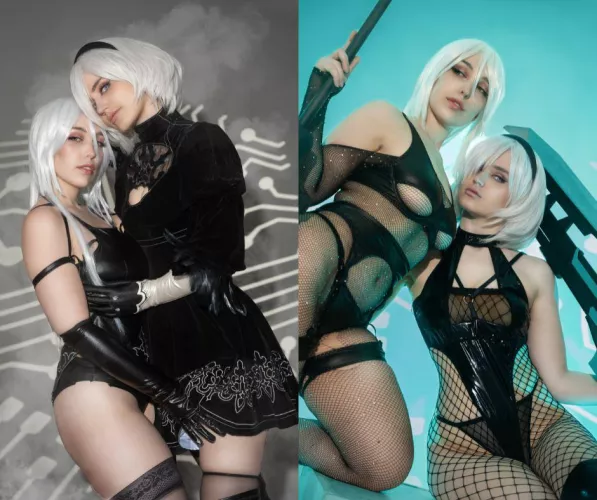 Our take on 2B & A2 from Nier: Automata by Soalianna & Ara.Kamelia