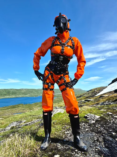 Out hiking in full gear, again!