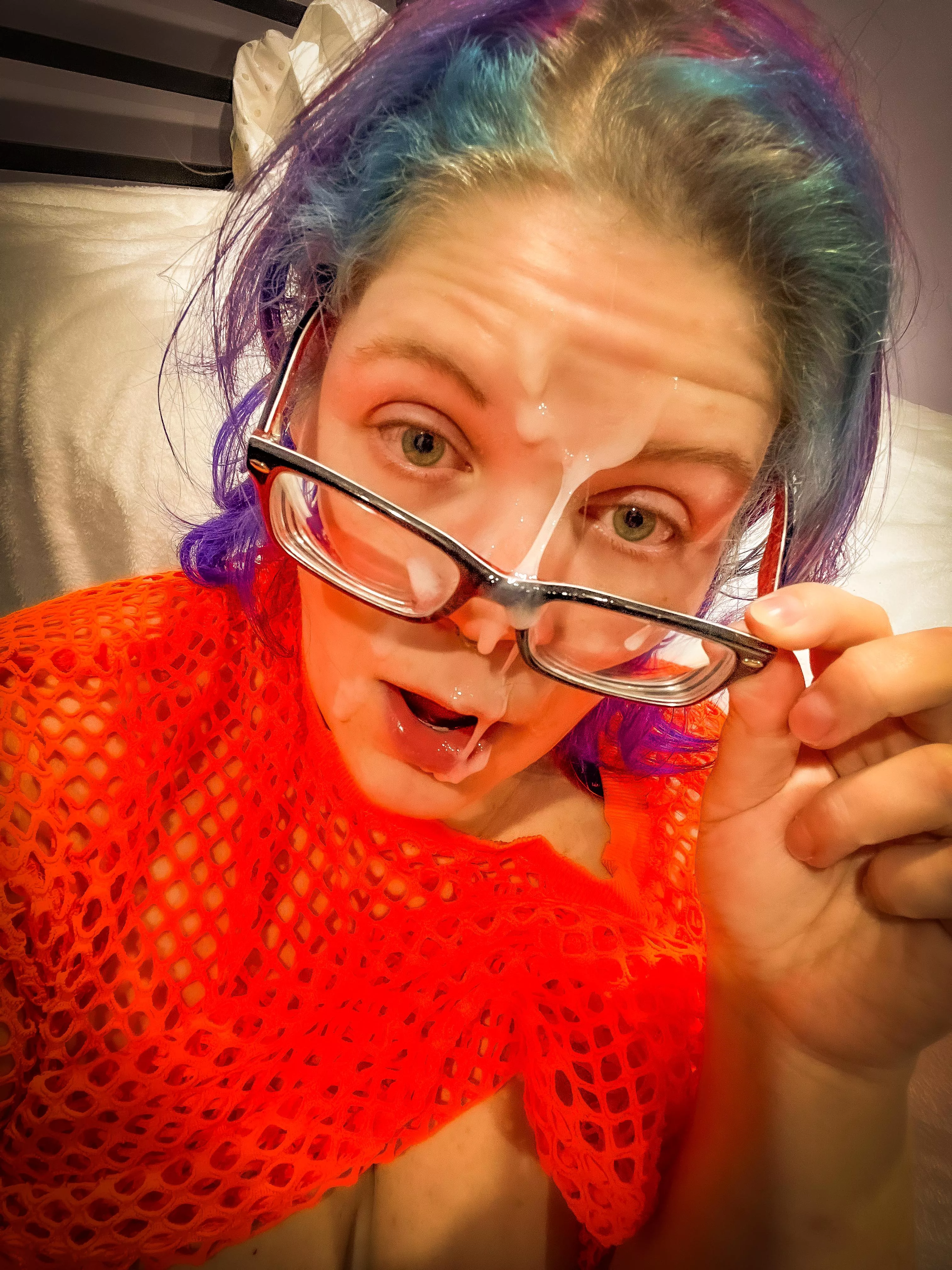 Result of a good facefucking