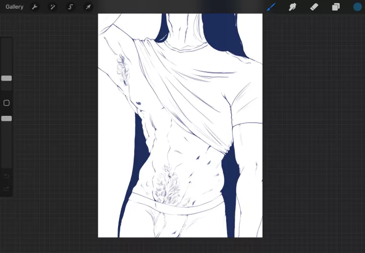 Sketch for some cover art, not sure if I like the idea 