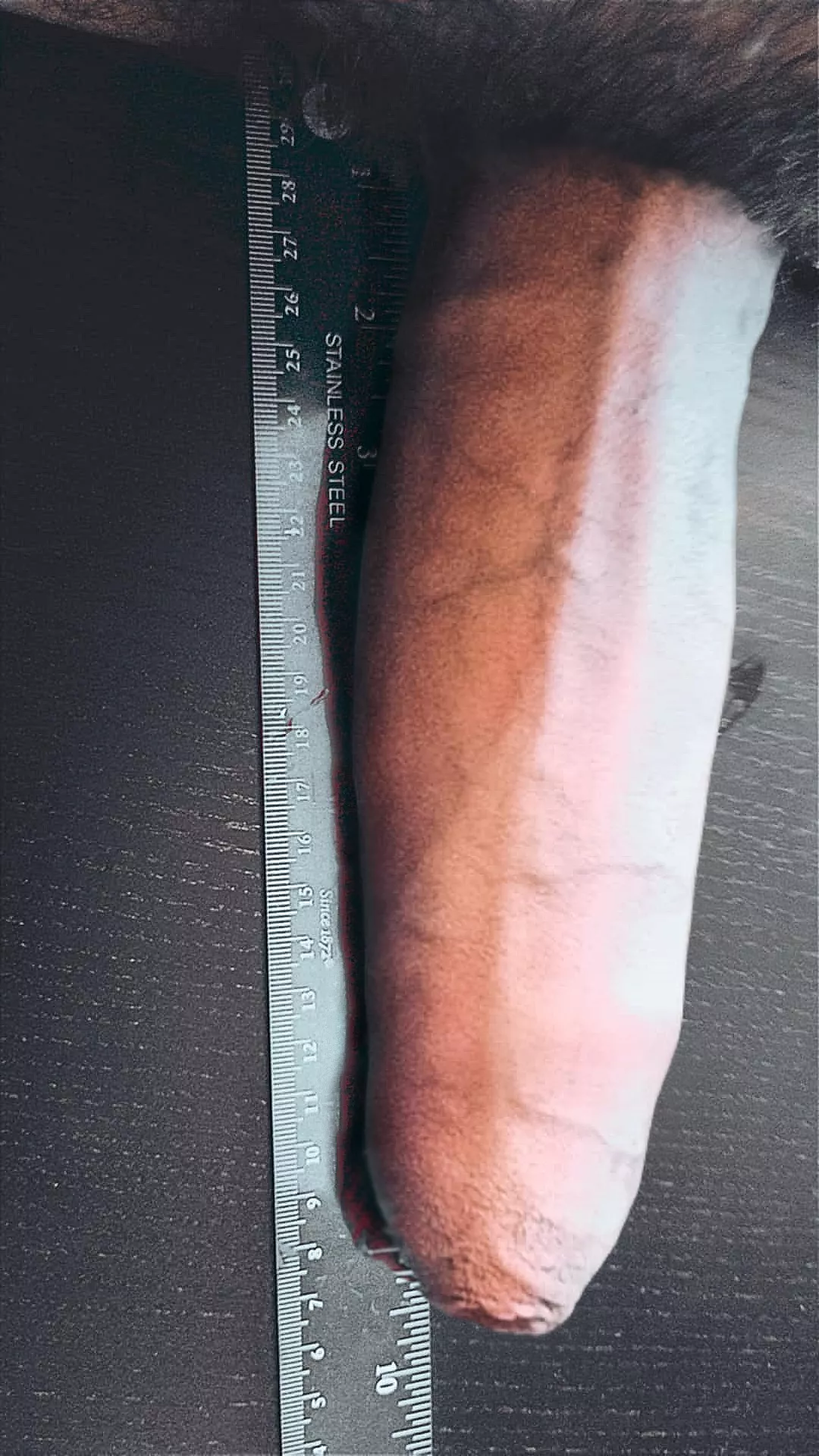 So, that's my dick now, and it's not even hard