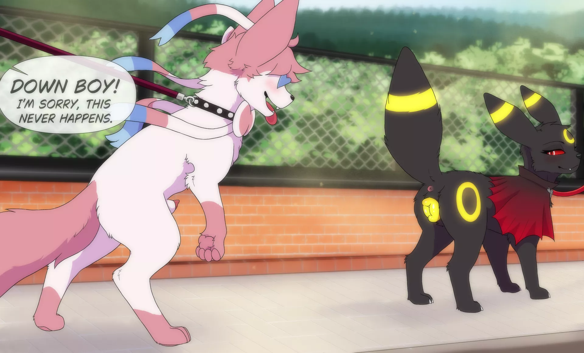 Spike Walkies (YCH) (psychobatsu) [MF]