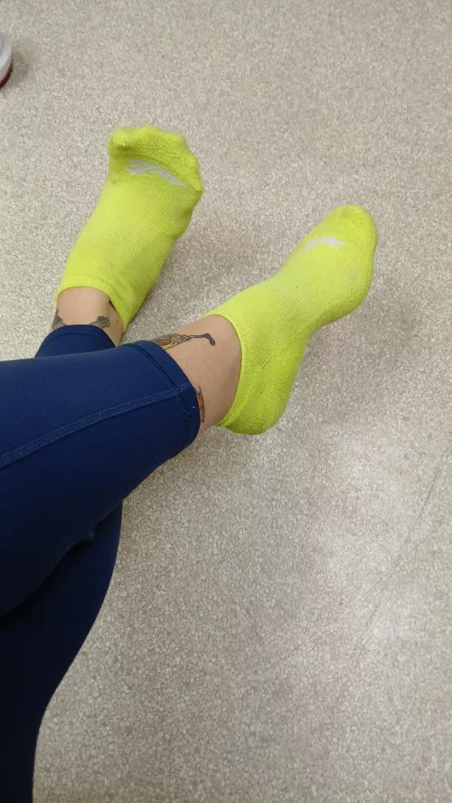 Sweaty socks after a long 9 hours! 