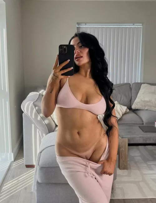 The landing strip is peeking