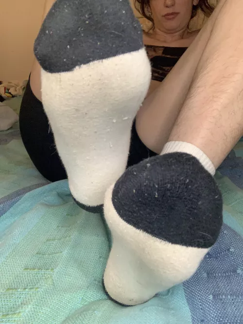 These dirty socks have just come in from working out 